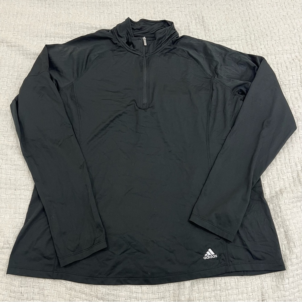 Adidas Golf Men’s Quarter Zip Pullover Black Performance XL
